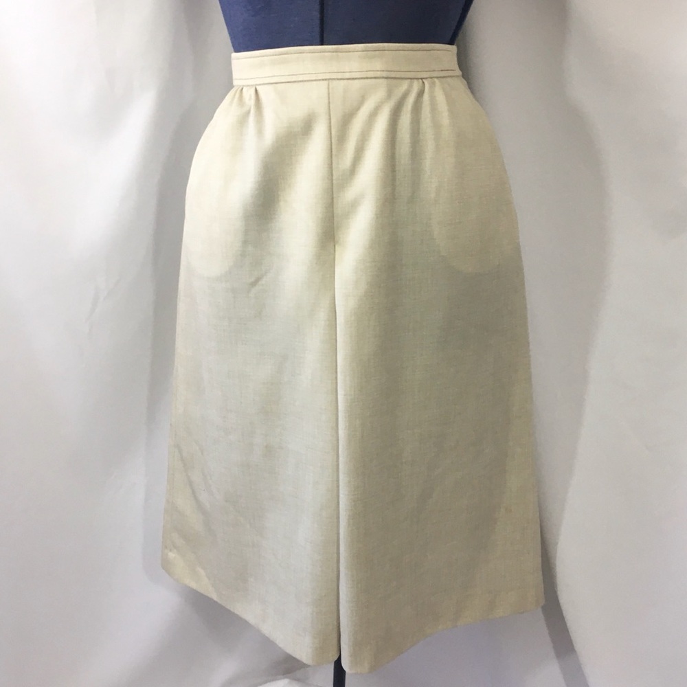 Vintage 70’s Culottes Medium Tan 8 10 Boho Skort